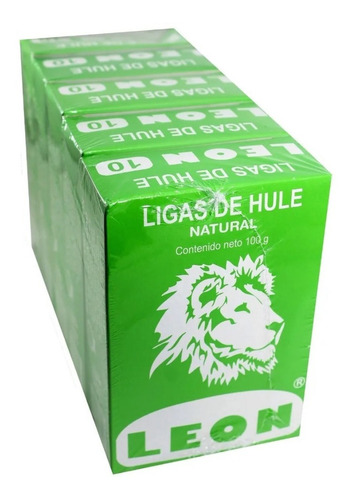 Ligas De Hule Color Natural Liga #l 105 Cajas De 100g C/u