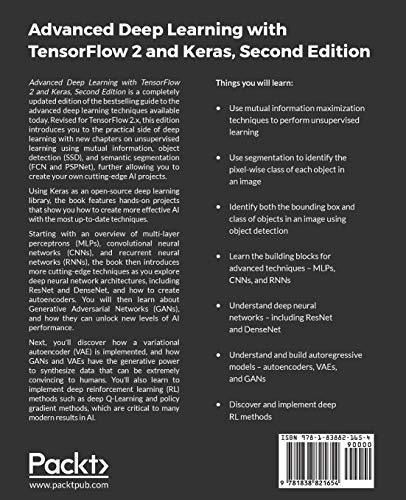 Book : Advanced Deep Learning With Tensorflow 2 And Keras..