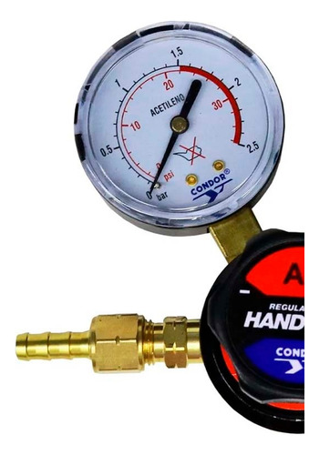 Regulador Para Gás Acetileno Handygas 1,5 Ac 0410141 Condor