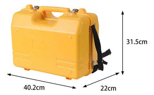 Caja De Instrumentos De Topografía, Maleta, Caja Amarillo
