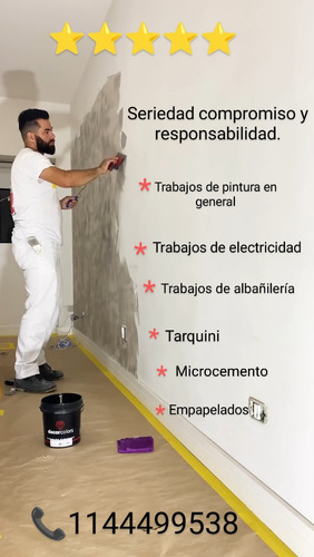 Pintor De Casas.departamentos-obras-locales-pre/sin Cargo