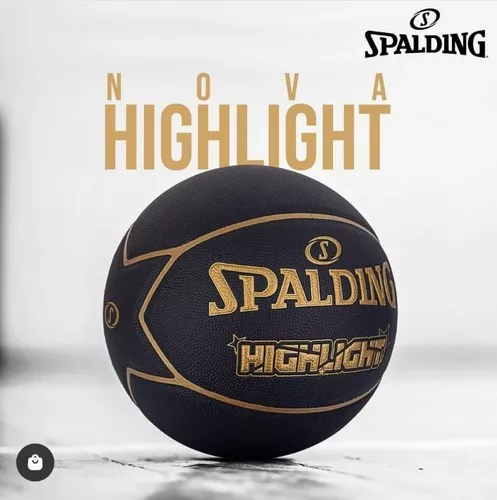 Bola de Basquete Spalding Highlight, Preto e Azul : : Esporte