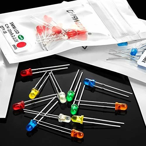 Repuesto Color in Led Diodo Luz Surtido Kit Difusionado