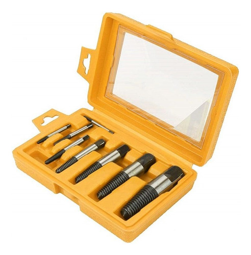 Kit Extractor De Tornillos Rotos Con Estuche 8 Piezas