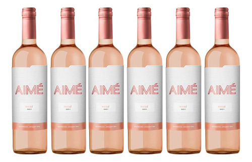 Vino Aime Rose X750cc Caja X6