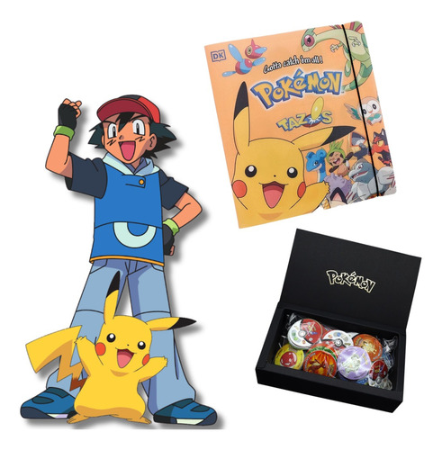 Tazos Pokemón Colección 1° Generación + Carpeta Álbum