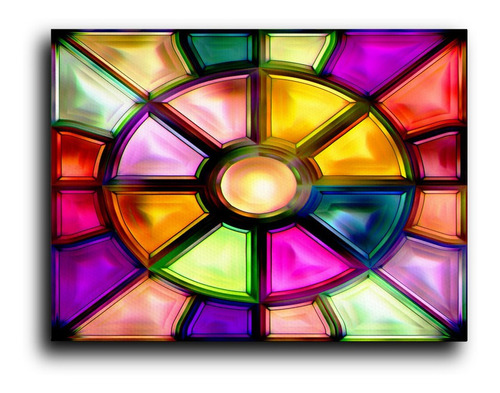 Cuadro Decorativo Canvas  Comedor 100x140 Cadrado Colores