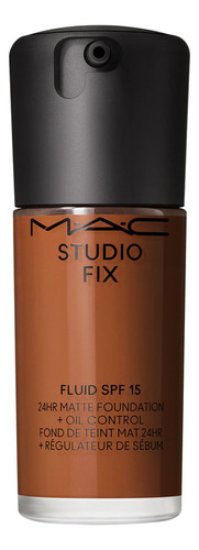 Base de maquiagem líquida MAC Studio Fix Fix Fluid FPS 15 tom escura - 30mL