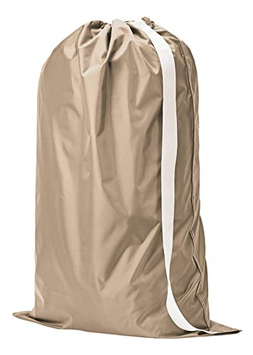 Laundry Bag With Shoulder Strap, Sturdy Drawstring Rips...