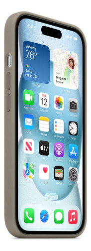 Funda Para Teléfono Apple iPhone 15 De Silicona Con Magsafe,