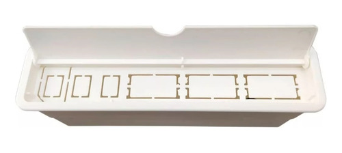 Estação De Trabalho 4 Lugares S Gavetas Mdf (branco-treviso) Branco