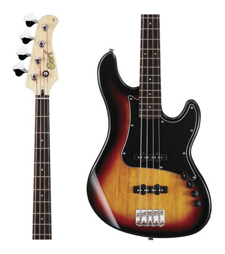 Baixo Cort 4 Cordas Gb34jj Sunburst 3ts