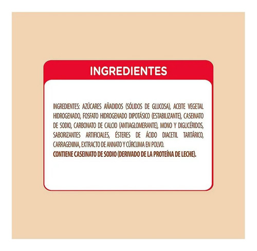 Sustituto De Crema Coffee Mate En Polvo 1.2 Kg