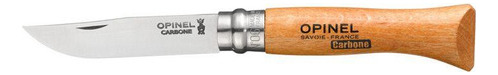 Cuchillo Opinel N°6 De Acero Carbono Color Crema