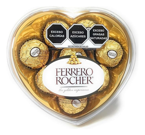 Corazón Ferrero Rocher Chocolate Estuche Con 8 Piezas