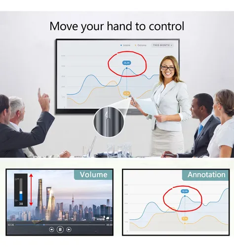 Clicker De Presentación De Norwii Con Puntero Digital Para P