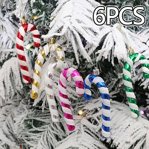 6x Adornos Para Árboles De Navidad, Adornos Para El Hogar,