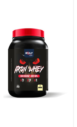 Whey Protein 900g Con Creatina Iron Absolut Nutrition 