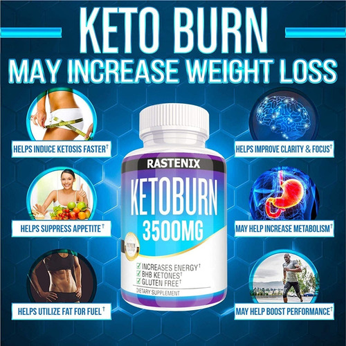 Keto Burn 3500mg. Perder Peso. Importado.