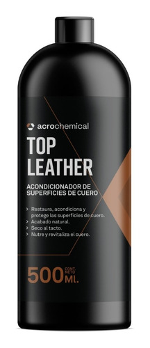 Imagen 1 de 8 de Acrochemical Top Leather Acondicionador De Cuero - Allshine