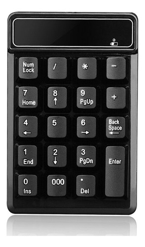 Teclado Numérico Inalámbrico Portátil De 2,4 G De 19 Teclas