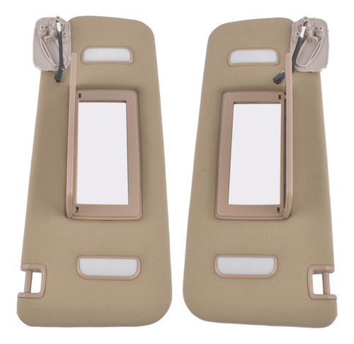 Viseras Beige Luz Espejo Chevy Gmc 07-14