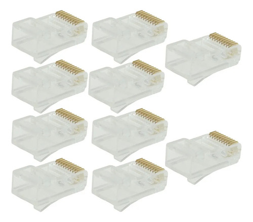 Paquete De 10 Módulos De Conector De Red Rj50 Keystone 0p10c