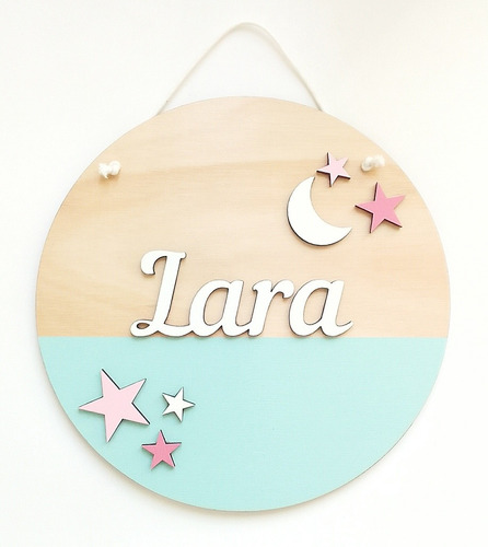Imagen 4 de 10 de Carteles Con Nombre Cuarto-maternidad - Decoración Infantil
