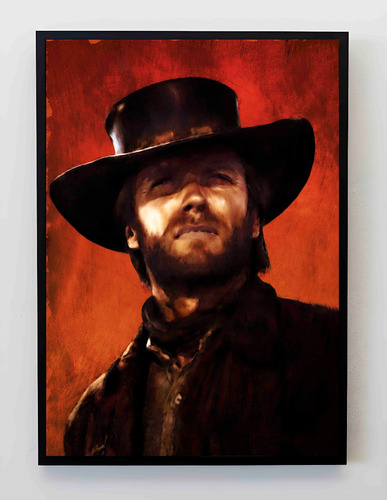 Cuadro 33x48cm Poster Clint Eastwood