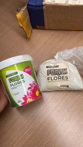 Kit Forth Flores400g + Refil 400g Adubo Fertilizante