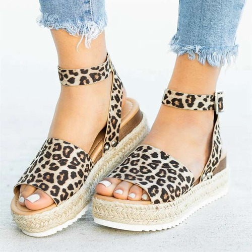 Sandalias Cómodas De Tacón De Cuña Y Cuerda De Cáñamo Para M