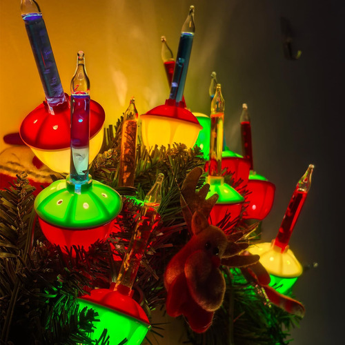 Luces De Cuerda De Burbujas De Navidad De Egcol 88 Pies De