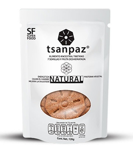 Imagen 2 de 10 de Tsanpaz Galletas Superfood 100% Naturales