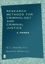 Comprar Research Methods For Criminology And Criminal Justice, De M. L. Dantzker. Editorial Elsevier Science Technology, Tapa Dura En Inglés