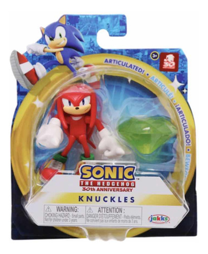 Figura Sonic The Hedgehog Con Accesorio 6 Cm Original 