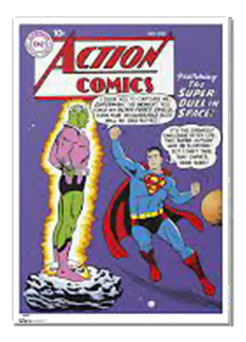 Poster Exclusivo  Portada De Super Man Action Comics Nº242