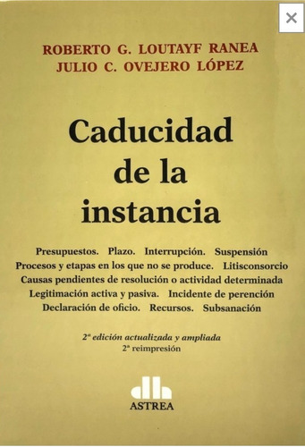 Caducidad De La Instancia