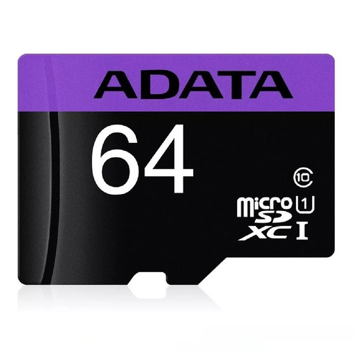 Memoria Micro Sd 64gb Adata Adaptador Clase 10 Full Hd Nueva