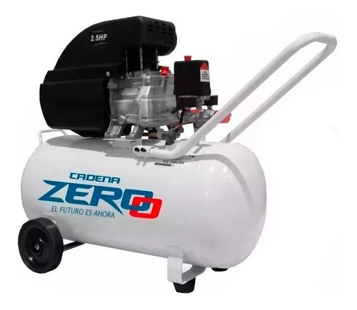 Imagen 3 de 8 de Compresor De Aire 50 Litros 2,5 Hp + Kit Accesorios Zero