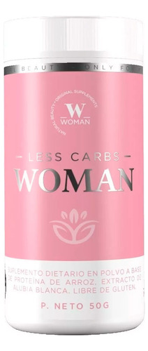 Less Carbs Woman Quemador Bloqueador De Carbohidratos 50 Gr