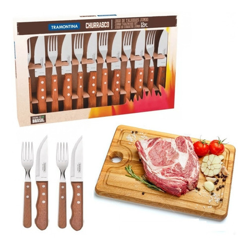 Juego Para Asado Jumbo 12 Piezas Tramontina LG