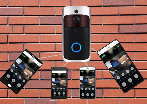 Video Portero Wifi Con Sensor De Movimiento Visión Nocturna