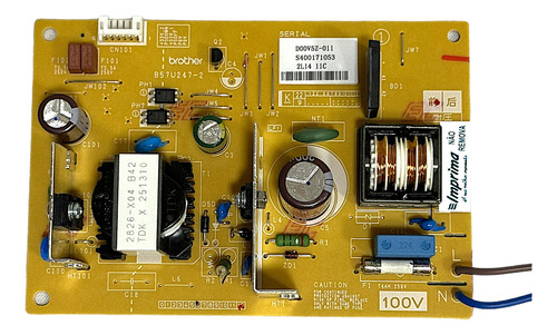 Placa fuente Brother J6545 T4000dw T4500dw J6945dw D012d9001