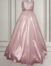 Comprar Vestido De 15.quince Años.crop Top. Novia 2 Piezas Fiesta