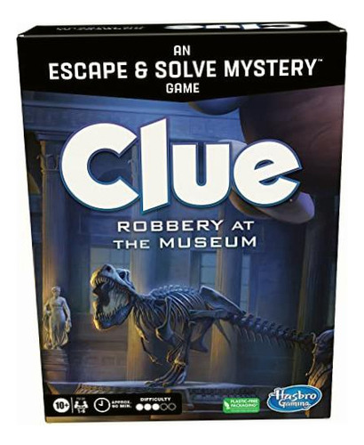 Clue Juego De Mesa Robbery At The Museum, Escape Room Game