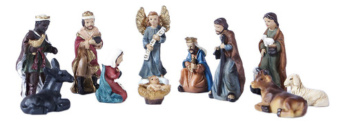 Estatuilla De Natividad De Familia Nacimiento De Jesús