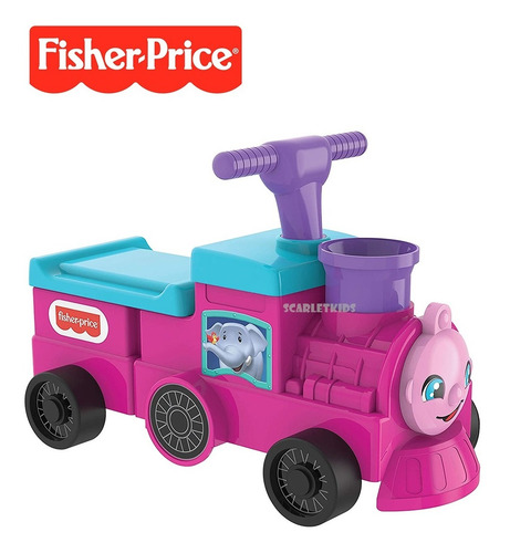 Imagen 2 de 7 de Fisher Price Tren Pata Pata Andador Tootin Ride On