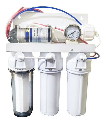 Filtro Osmose Reversa + Deionizador 150gpd 570 Litros P/ Dia