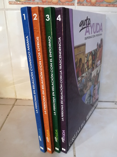Libro Auto Ayuda Superación Personal. Tomos 1.2.3.4.grijalbo (Usado)