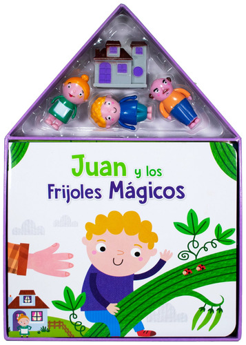 Libros con Figuras: Juan y los Frijoles Mágicos.: Libro Interactivo con figuras: Juan y los frijoles mágicos, de Varios. Editorial Silver Dolphin (en español), tapa dura en español, 2022